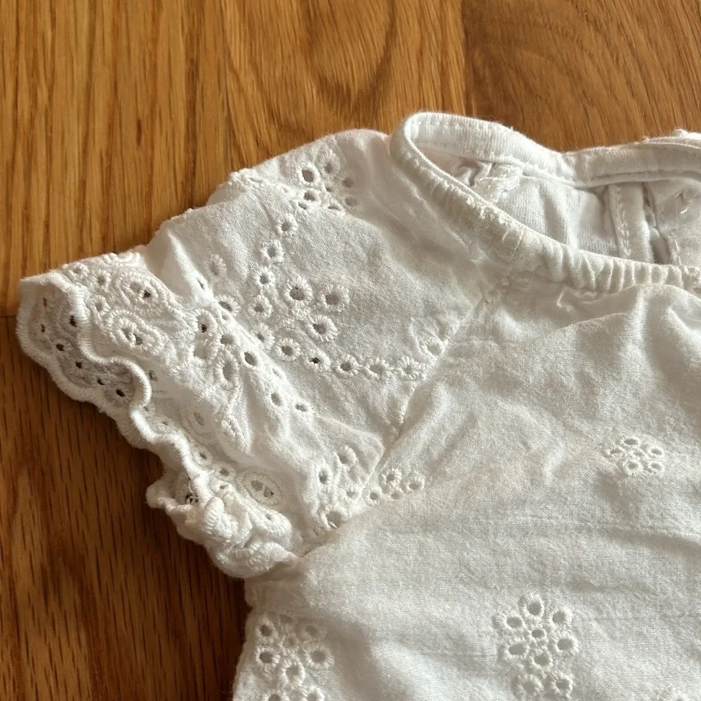 6M OshKosh Denim and Lace Dress